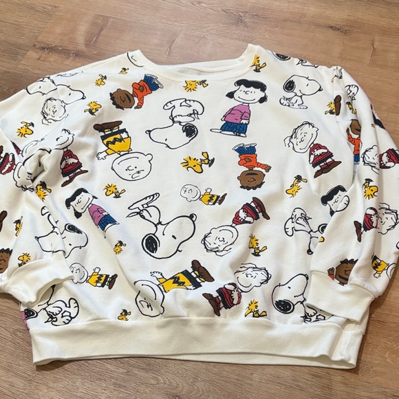 Peanuts Tops - Peanuts Snoopy Lightweight Sweatshirt XXL